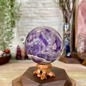 0530 Dream Amethyst Crystal Sphere